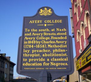 Avery College Marker