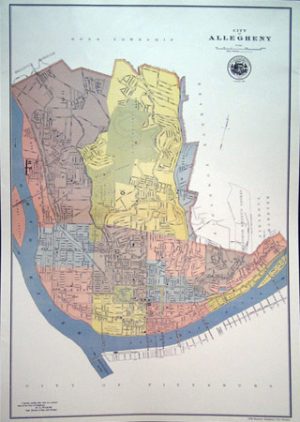 The Official 1899 Map of the City of Allegheny